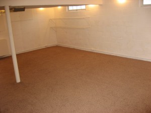basement-finished side